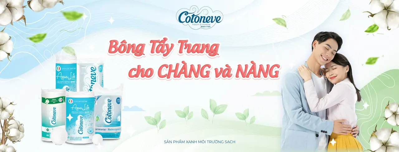 Cotoneve Là 1 Thương Hiệu Sản Xuất Các Sản Phẩm Từ Bông Cotton Nguyên Chất Sản Phẩm Chất Lượng Nhất Cùng Dịch Vụ Tốt Nhất.