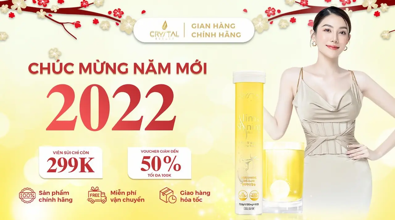 Crystal Beauty Chịu Trách Nhiệm Sản Xuất Và Phân Phối Độc Quyền 1 Sản Phẩm “viên Sủi Giữ Dáng Eo Thon Crystal Slim & Shining Tablets” Tại Việt Nam Có Xuất Xứ Đến Từ Hàn Quốc