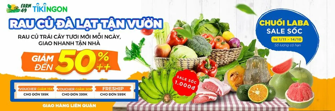 Farm49 Trái Cây & Thực Phẩm Sạch Organic Tận Vườn