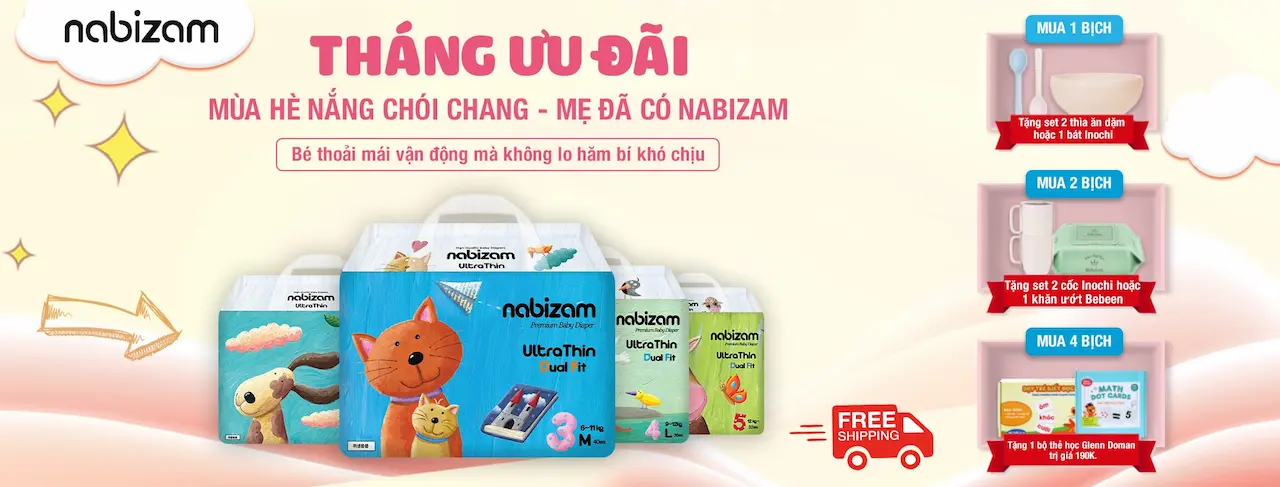 Nabizam Là 1 Trong Những Dòng Bỉm Nội Địa Hàn,  Dành Được Nhiều Sự Tin Tưởng Của Các Bậc Cha Mẹ.