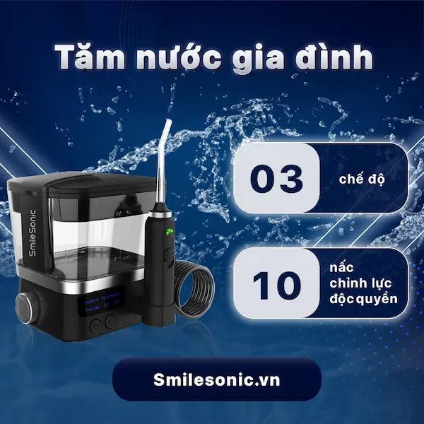 Tăm Nước Đã Được Chứng Minh Lâm Sàng Đạt Hiệu Quả Làm Sạch Mảng Bám Và Giúp Khỏe Nướu Gấp 2 Lần So Với Chỉ Nha Khoa.