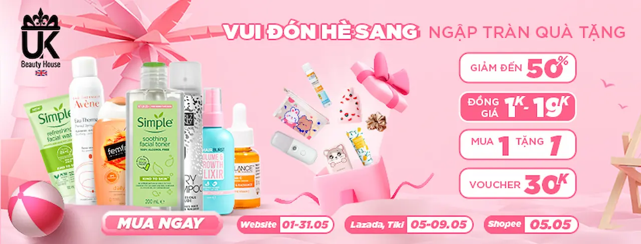 Ukbeautyhouse Chuyên Cung Cấp Sản Phẩm Làm Đẹp Và Sức Khỏe Đến Từ Anh Quốc Tổng Hợp Hơn 200.000 Sản Phẩm Đa Dạng Hàng Hóa Phong Phú Đa Dạng Gồm Dưỡng Da, Trang Điểm, Chăm Sóc Body, Tóc, Kem Chống Nắng, Trị Mụn, Sữa Rửa Mặt, Thực Phẩm Chức Năng, Dụng Cụ Làm Đẹp, Dụng Cụ Cá Nhân, Nước Hoa, Tinh Dầu Spa