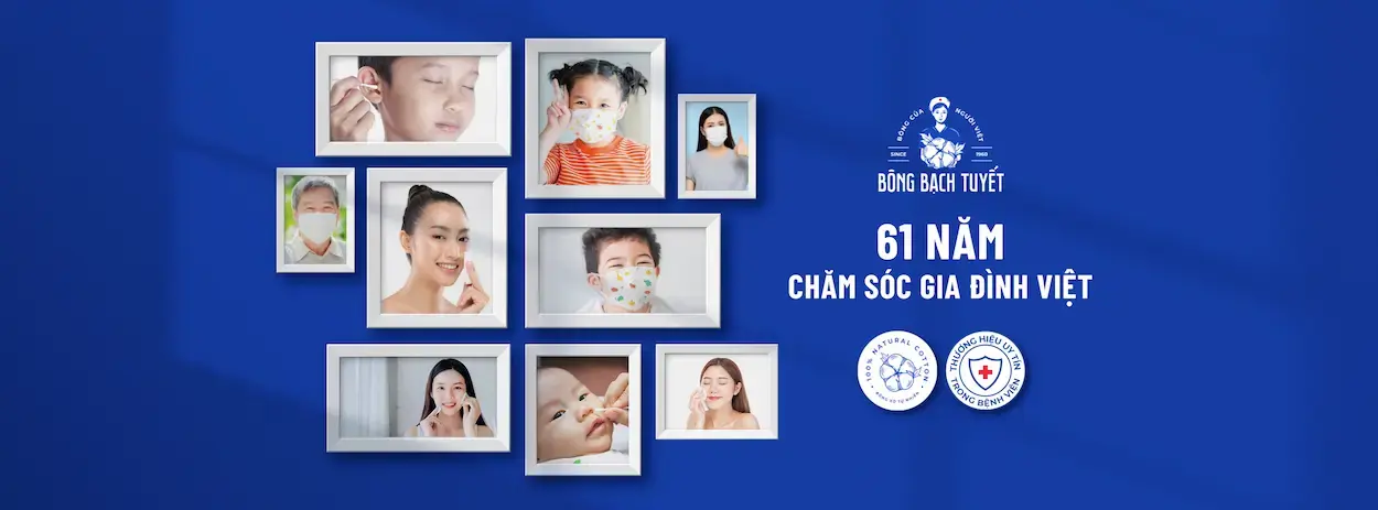 Bông Bạch Tuyết 100% Bông Xơ Tự Nhiên Mang Đến Cho Người Tiêu Dùng Các Sản Phẩm Chăm Sóc Gia Đình Từ Bông Cotton, Có Thể Kể Đến Như: Khẩu Trang, Tăm Bông, Bông Tẩy Trang, Sản Phẩm Chăm Sóc Trẻ Sơ Sinh,...