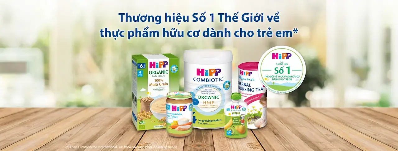 Chứng Nhận “Sữa Hipp Là Thương Hiệu Sữa Công Thức Hữu Cơ (Organic) Số 1 Tại Châu Âu" Được Công Nhận Bởi Tổ Chức Uy Tín Euromonitor International.