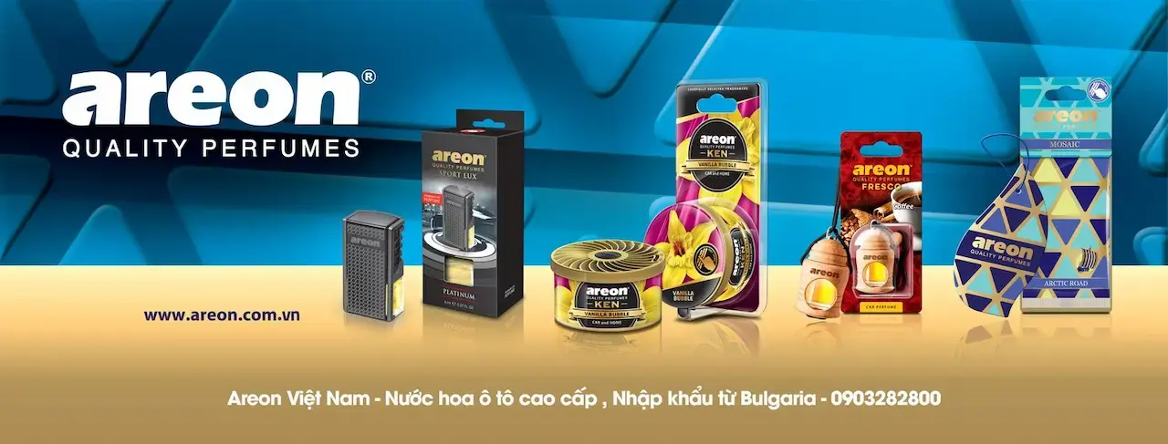 Sản Phẩm Chính Hãng Nước Hoa Ô Tô Areon 100% Nhập Khẩu Trực Tiếp Từ Bulgaria, Phân Phối Độc Quyền