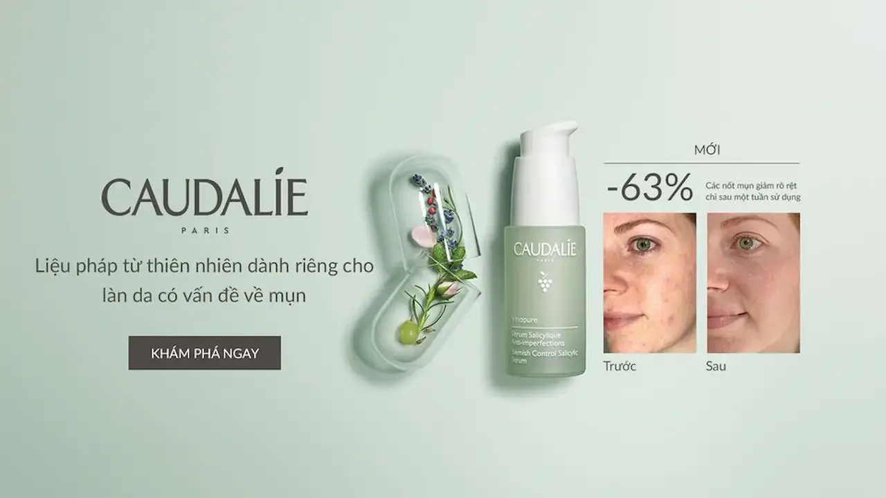 Caudalie Là 1 Thương Hiệu  Trong Những Hãng Mỹ Phẩm Cao Cấp Sử Dụng Nguồn Nguyên Liệu Thiên Nhiên Lành Tính