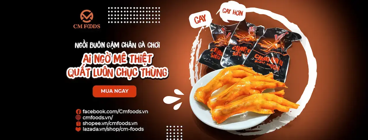 Các Sản Phẩm Của Cm Foods Được Sản Xuất Bằng 1 Công Nghệ Băng Truyền Hiện Đại Từ Khâu Chế Biến Đến Khâu Đóng Gói, Vận Chuyển Sản Phẩm