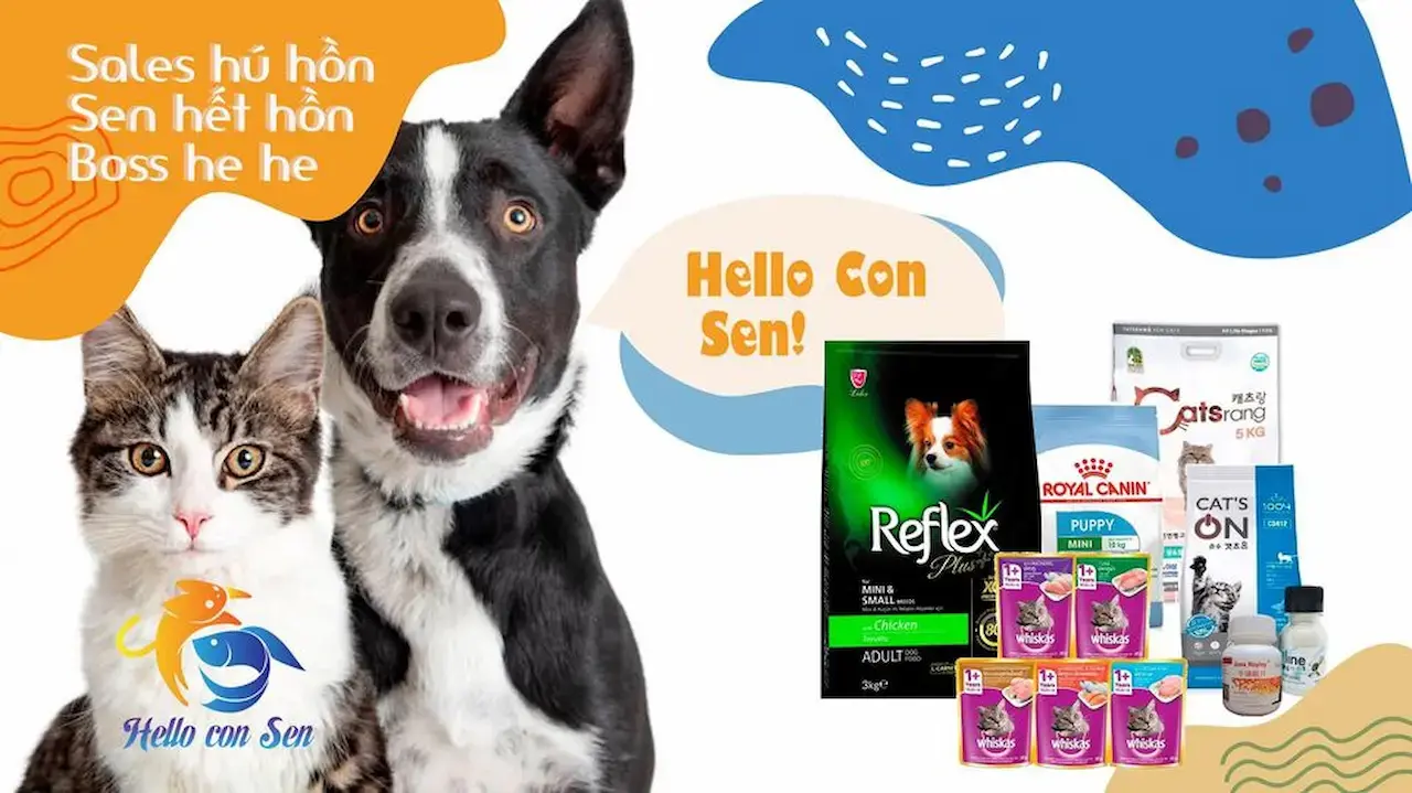 Hello Con Sen Petshop Quận 2 Hcm Là Đại Lý Thức Ăn, Phụ Kiện Chó Mèo Giá Iu Thương Dành Cho Các Sen