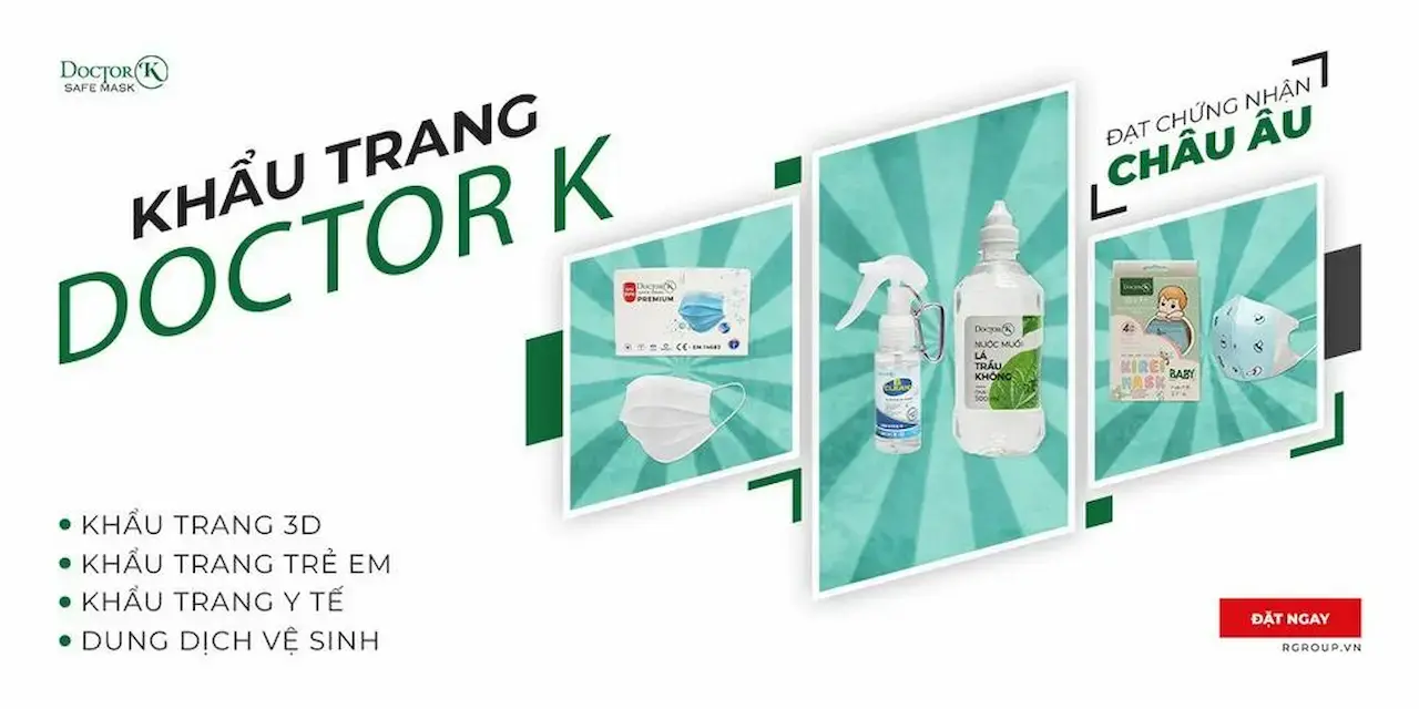 Khẩu trang Doctor K Khẩu Trang Y Tế Được Các Bác Sĩ Tin Dùng Với Cấu Tạo Bằng 4 Lớp Vải Và Quai Đeo Co Dãn, Thoải Mái Không Gây Đau Tai Khi Mang Thời Gian Dài.